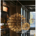 Chrome Firework LED Chandelier Spark Ball Pendant Lamp